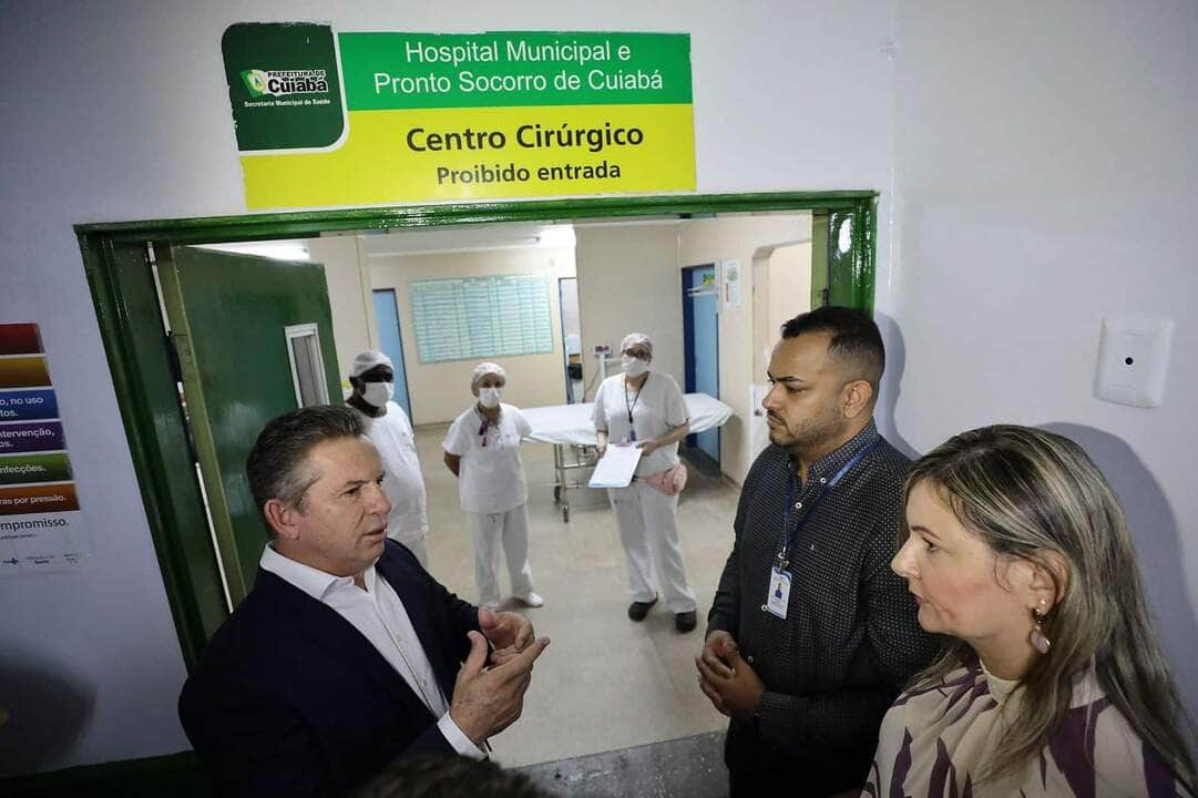 Governador Mauro Mendes visita antigo Pronto-Socorro de Cuiabá  - Foto por: Mayke Toscano/Secom