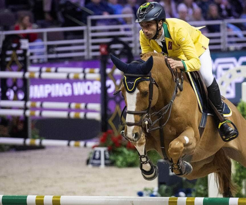 hipismo yuri mansur chega perto do podio na copa do mundo de saltos