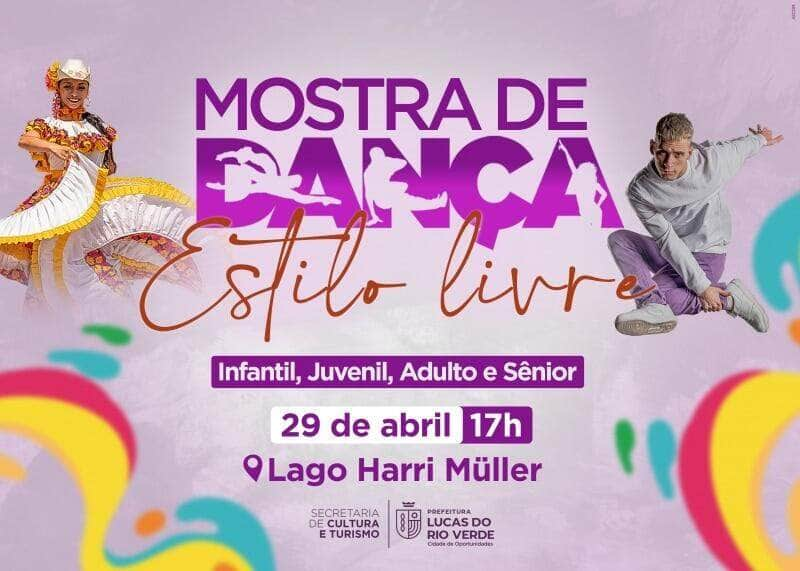 mostra de danca estilo livre sera realizada neste sabado 29