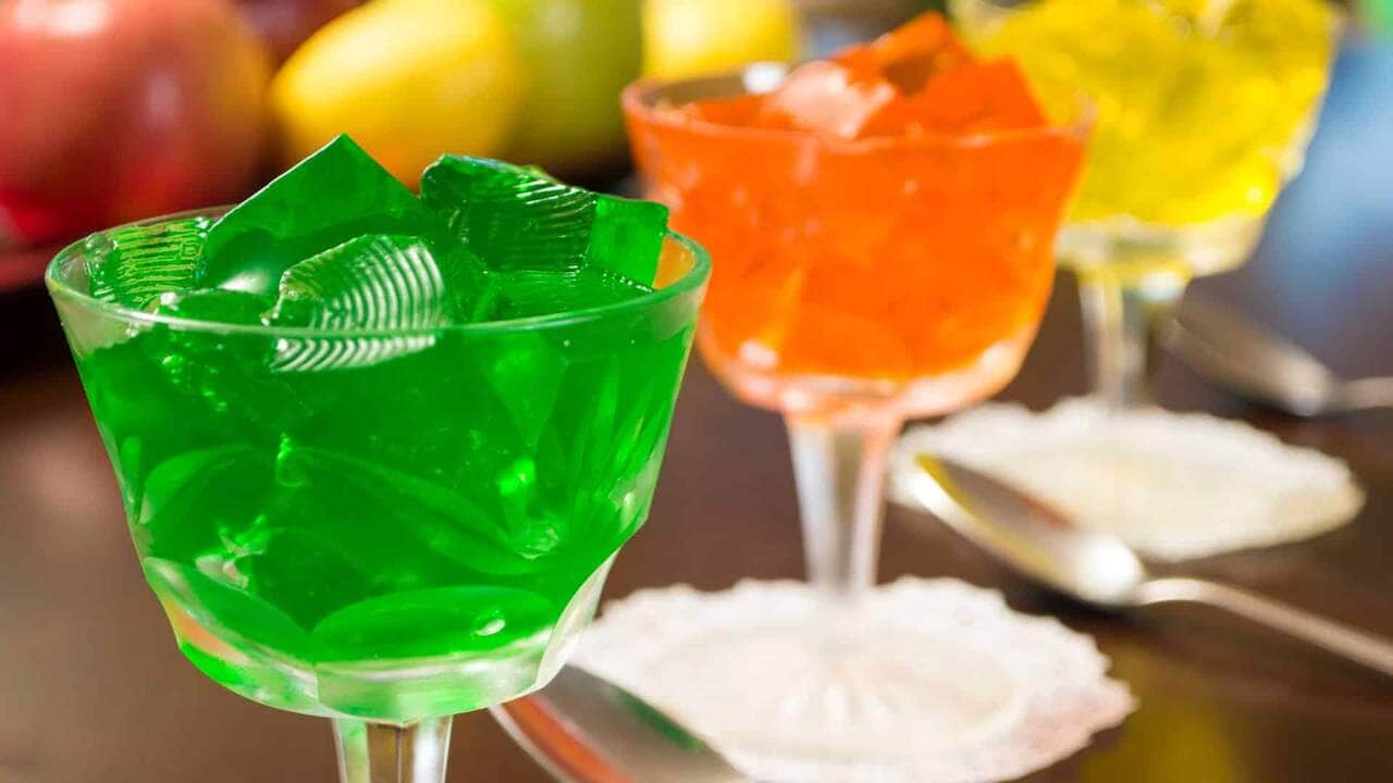 receita de gelatina colorida