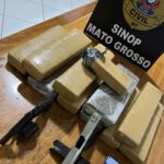 Policia apreende em Sinop 10 quilos de entorpecentes e armas de fogo em casa usada por faccao