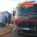 Principio de incêndio em residência mobiliza Corpo de Bombeiros de Lucas do Rio Verde