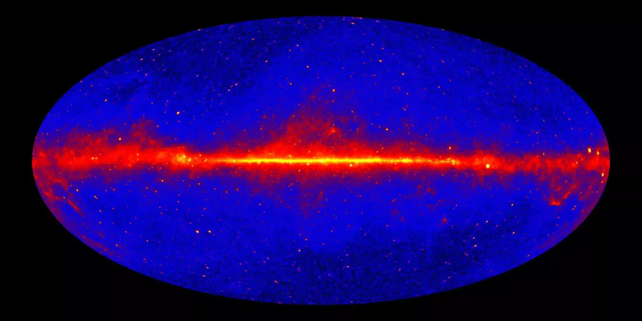 a detailed view of the gamma ray sky. credit nasadoefermi lat collaboration scaled