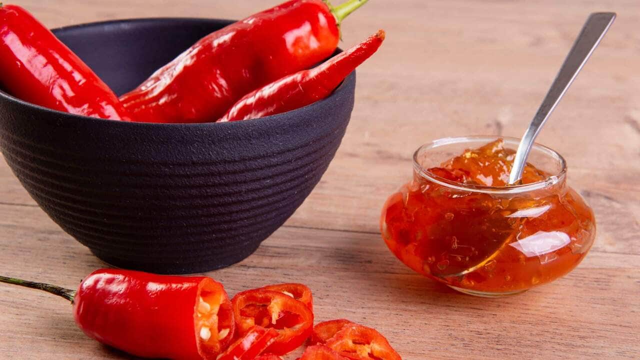 como fazer geleia de pimenta