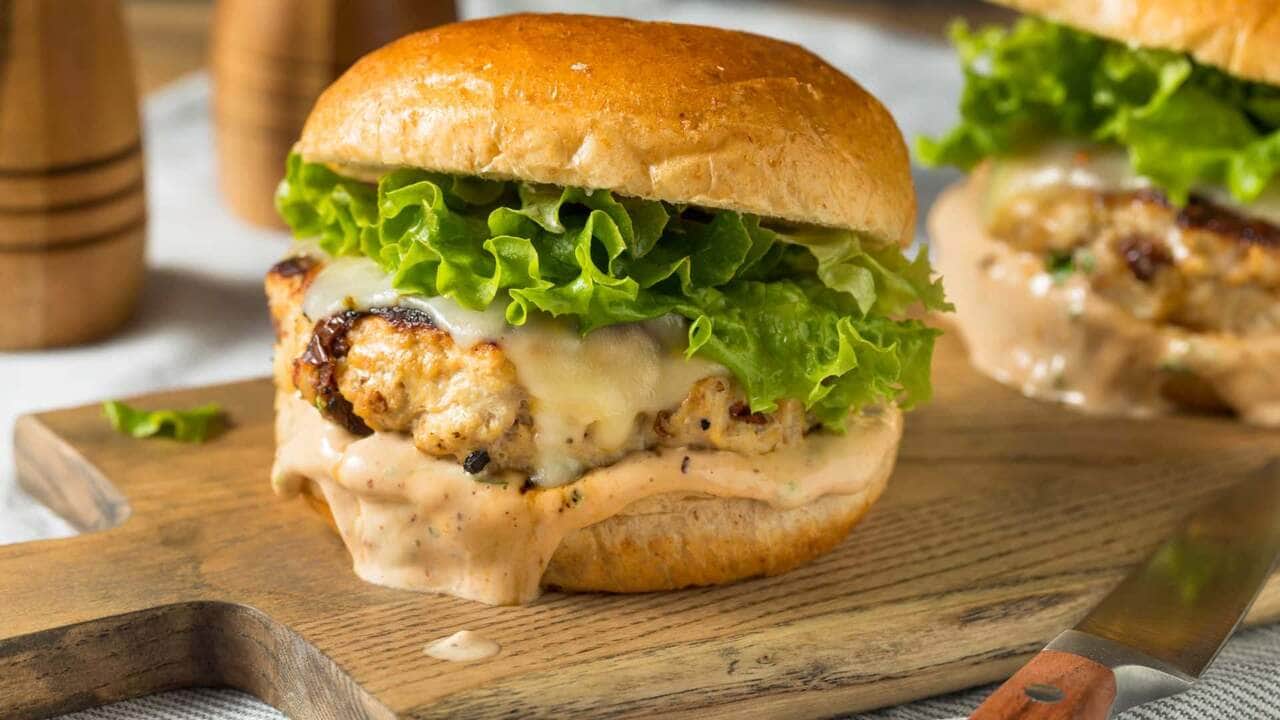 como fazer hamburguer de frango