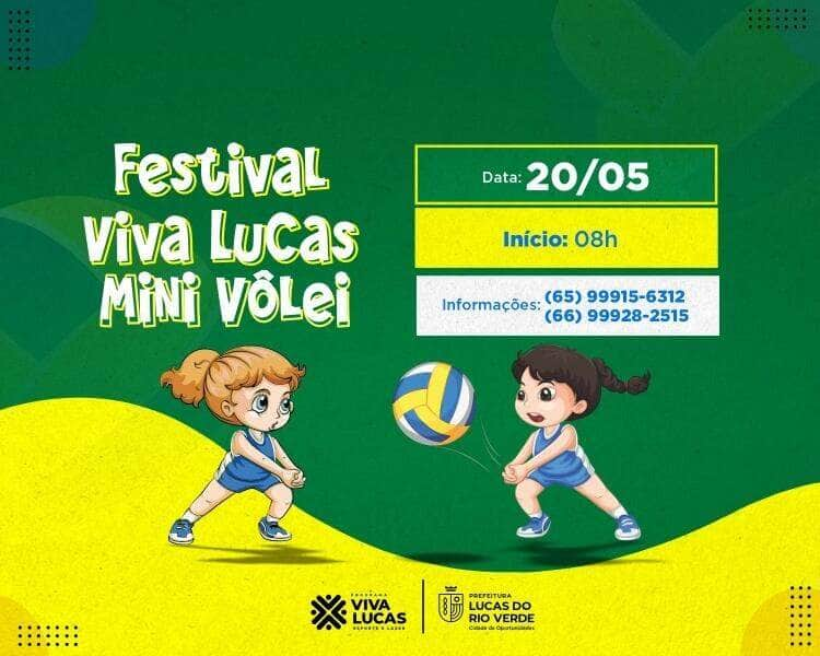 festival viva lucas mini volei acontece no proximo sabado 20