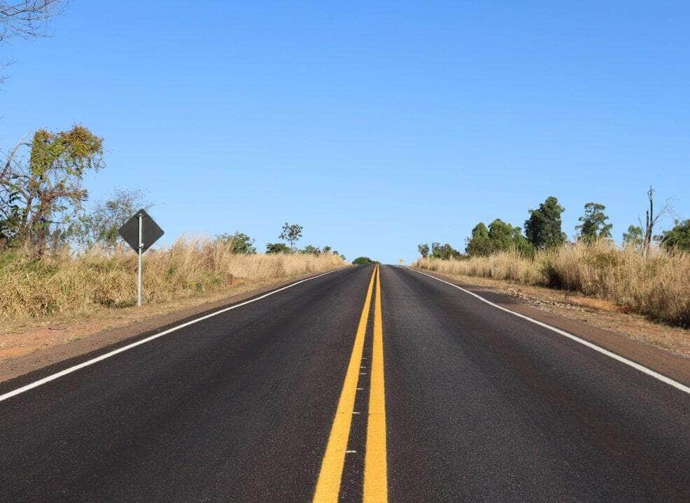 Rodovia MT-130 entre Paranatinga e Primavera do Leste  - Foto por: Fiscalização/Sinfra-MT