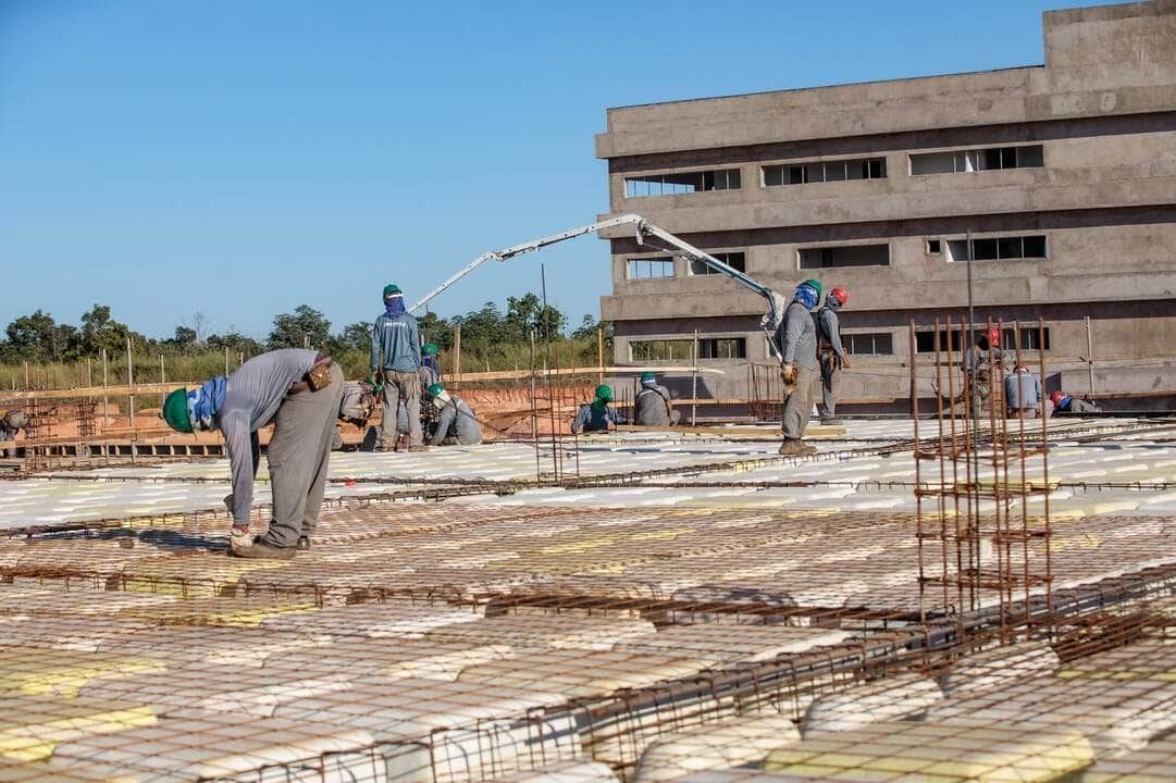 Marcos Vergueiro/Secom-MT | Obras de construção do Novo Hospital Universitário Júlio Müller