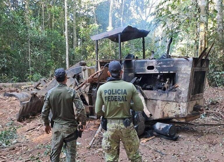 pf faz operacao contra extracao ilegal de ouro e diamantes em ti