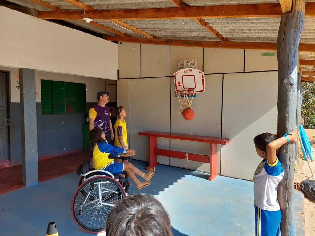 Atleta indígena paralímpico, Aldeia Tanguru - Canarana  - Foto por: Secel