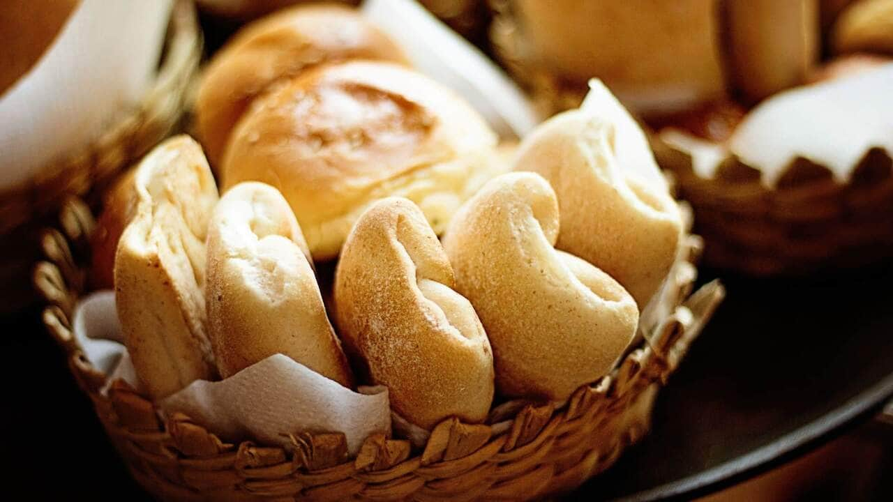 receita de pão simples