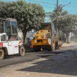 regiao central de lucas do rio verde esta recebendo recapeamento