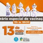 secretaria de saude promove etapa de vacinacao neste sabado 13