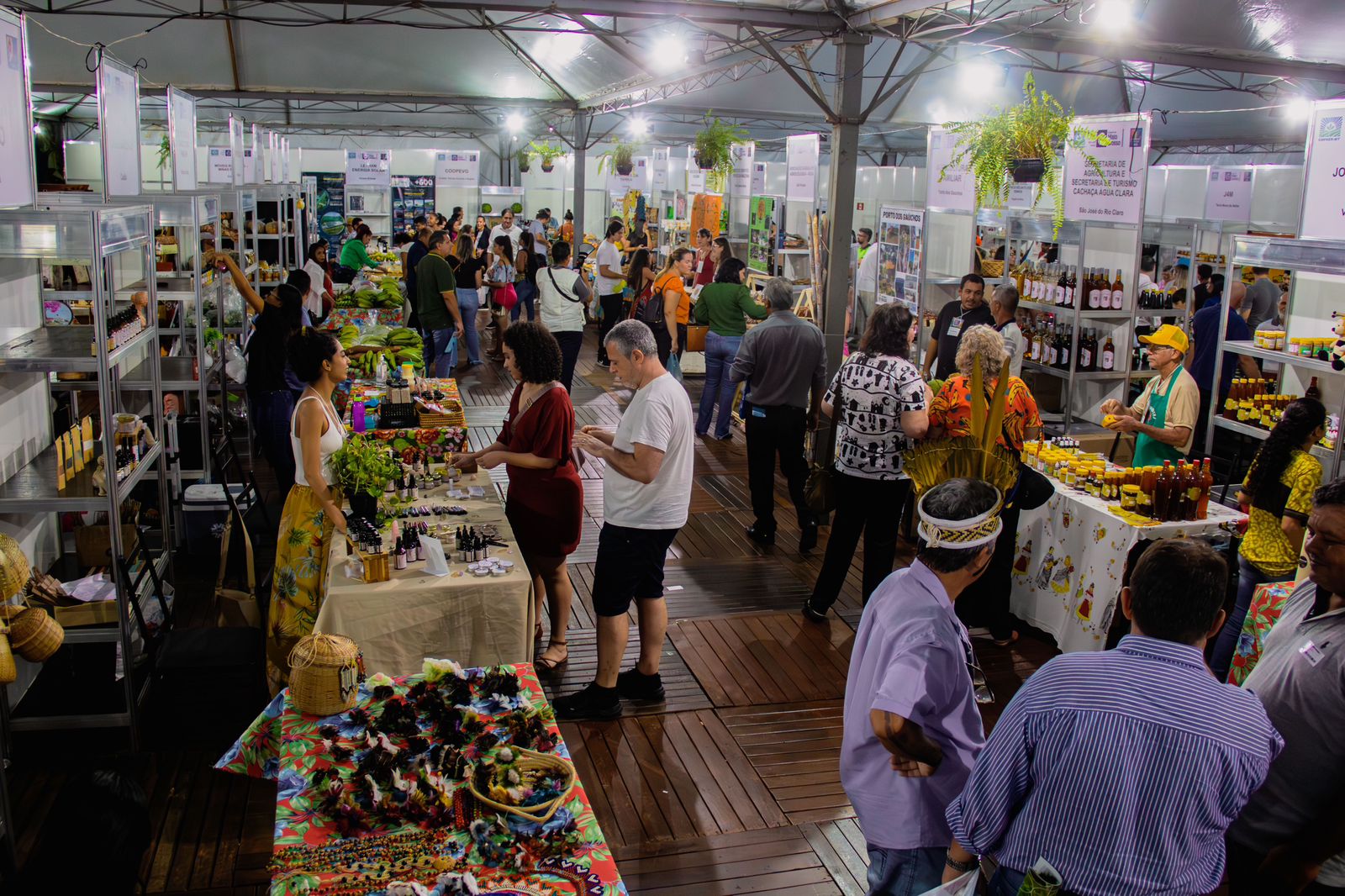 Feira de Exposição e Vendas de Produtos da Agricultura.  - Foto por: Lucas Diego/Seaf-MT