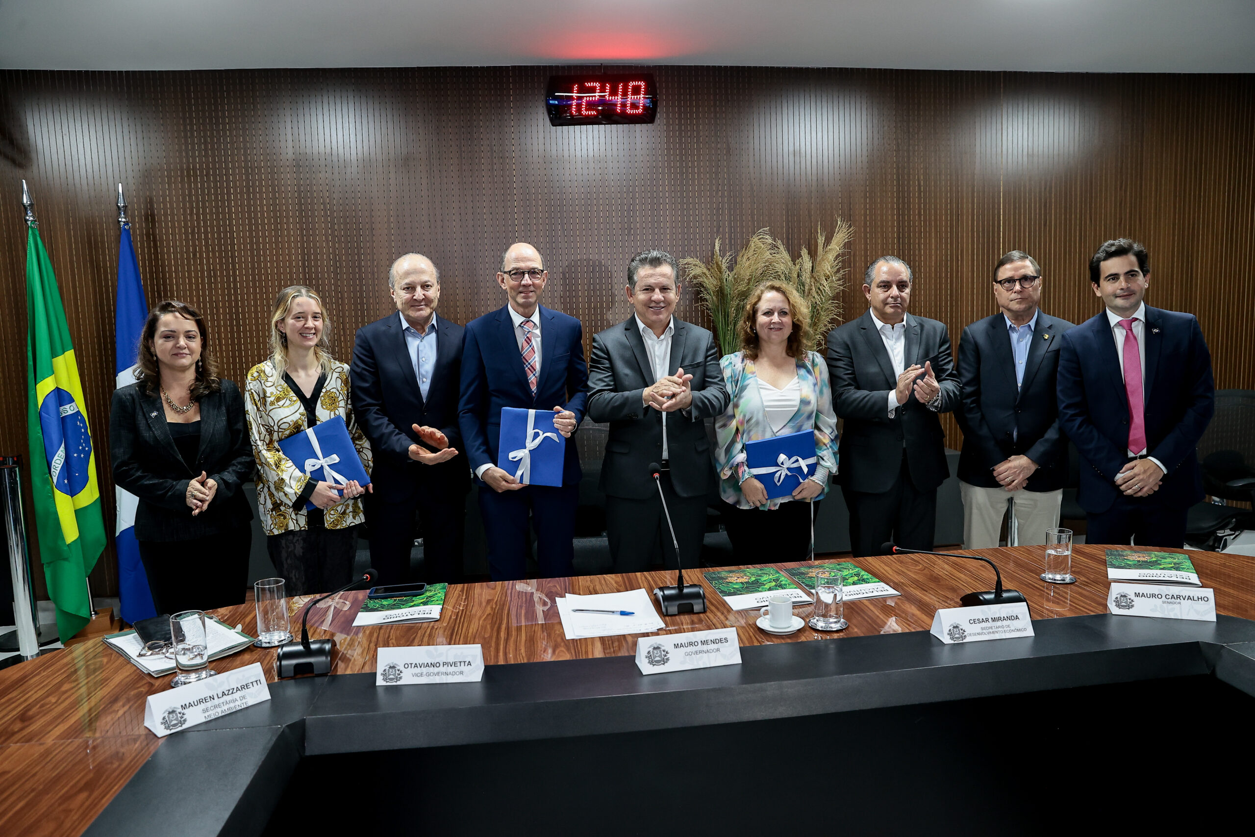 Mayke Toscano/Secom-MT | Governador Mauro Mendes firma parceria com Reino Unido e Alemanha para segunda fase do programa REM 