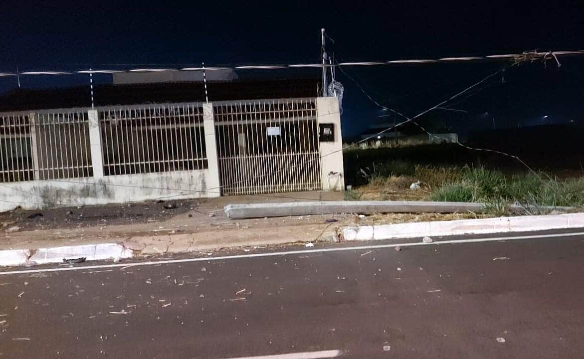 Jovem de 22 anos morre ao colidir motocicleta contra poste em Água Boa (MT)