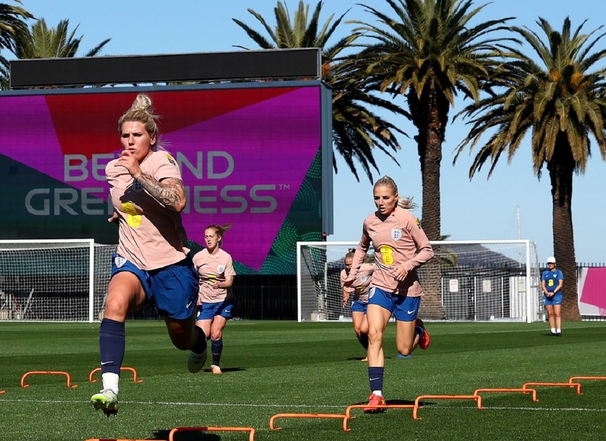 Austrália x Inglaterra; onde assistir ao vivo o jogo desta quarta-feira (16) pela Copa do Mundo Feminina. Divulgação Inglaterra