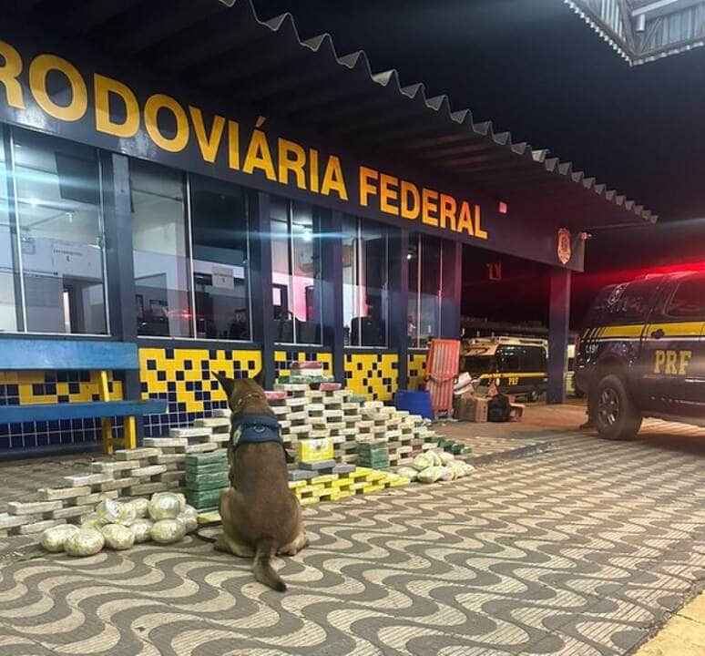 PRF apreende 180kg de cocaína durante fiscalização em Rondonópolis 2 PRF apreende 180kg de cocaína durante fiscalização em Rondonópolis