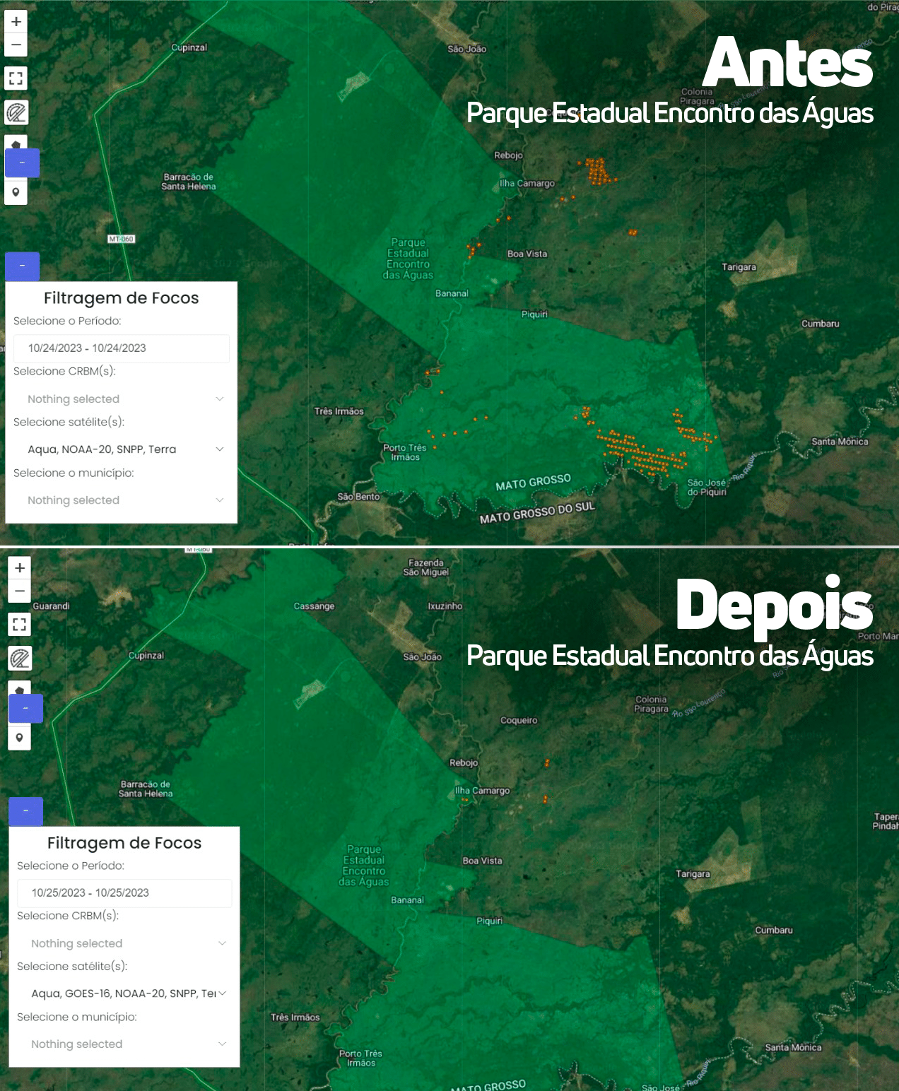 40 militares fazem rescaldo de incendio em parque estadual no pantanal interna 1 2023 10 25 1364388426