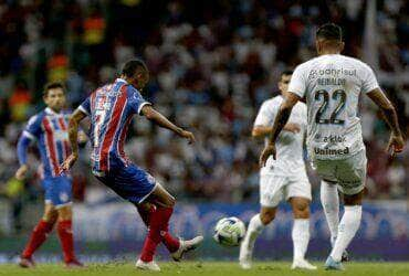 Grêmio x Bahia; onde assistir ao vivo o jogo desta quarta (12) pela Copa do Brasil. Foto: Felipe Oliveira/EC Bahia