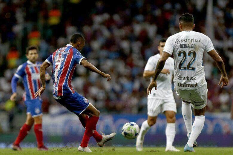 Grêmio x Bahia; onde assistir ao vivo o jogo desta quarta (12) pela Copa do Brasil. Foto: Felipe Oliveira/EC Bahia