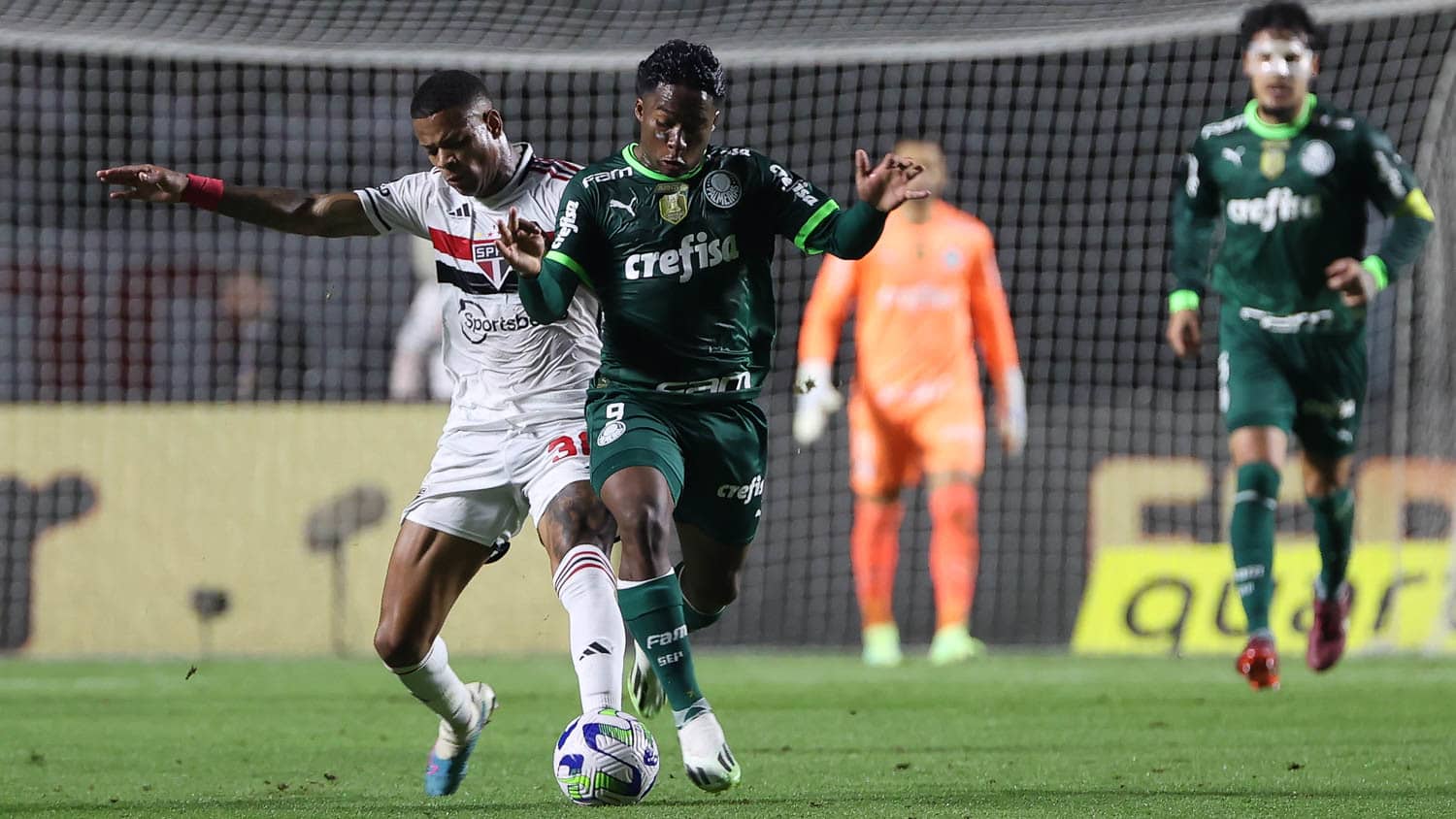 Red Bull Bragantino x São Paulo; onde assistir ao vivo o jogo deste domingo (9) pelo Brasileirão. Foto: Cesar Greco/Ag. Palmeiras