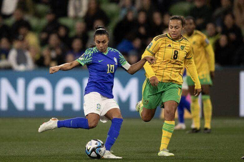 Seleção Brasileira x Jamaica. Foto: Thais Magalhães/CBF