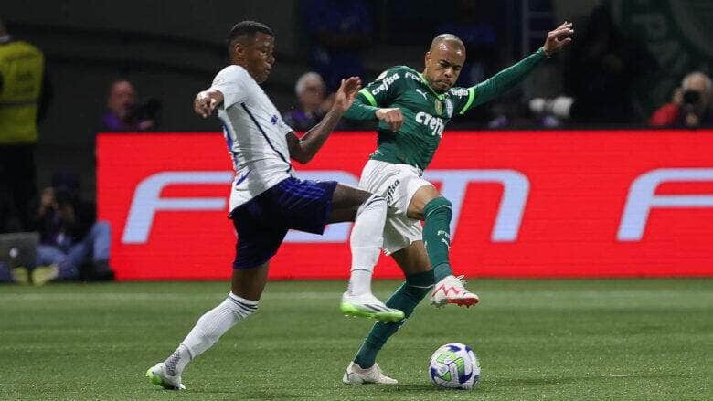 Lance de Palmeiras x Cruzeiro. Foto: Cesar Greco/Ag. Palmeiras