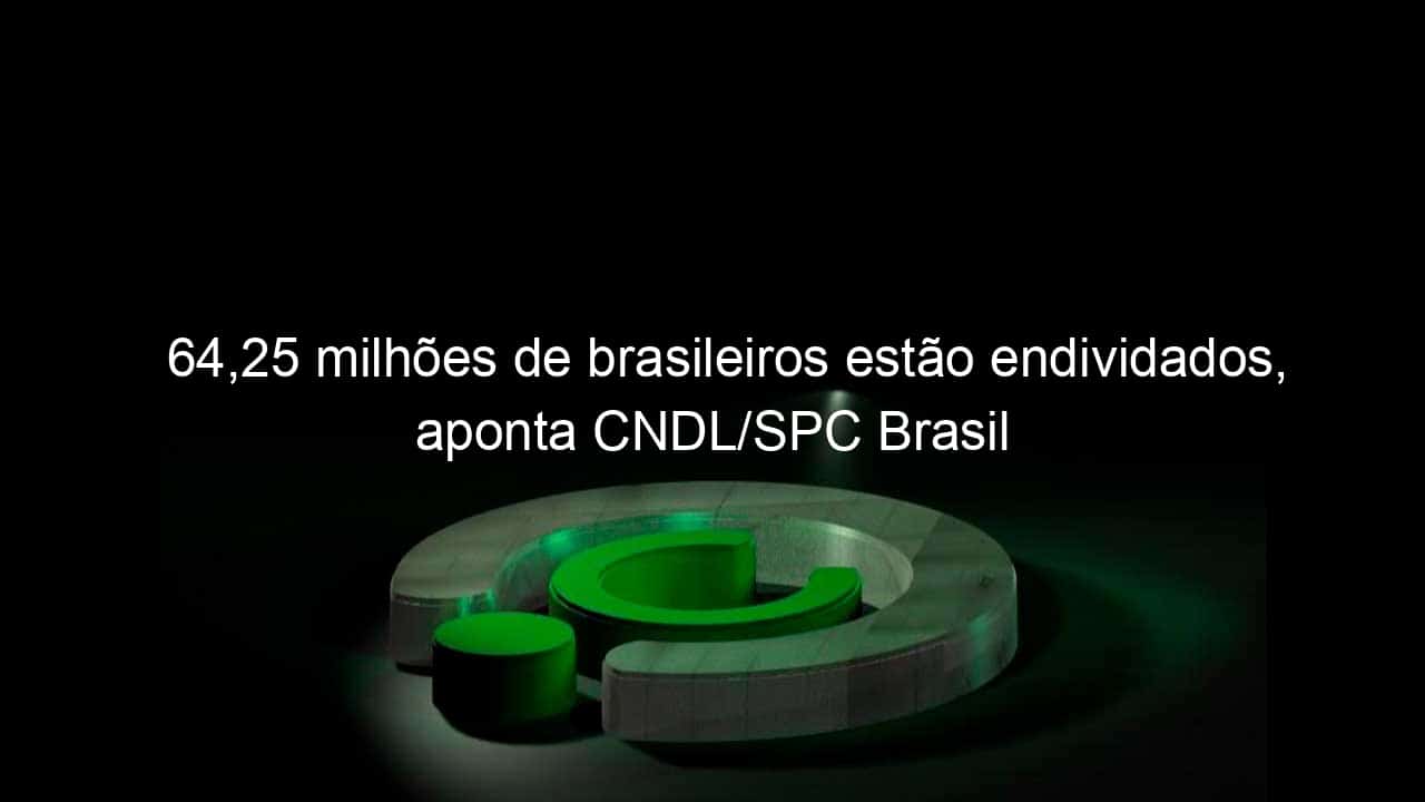 6425 milhoes de brasileiros estao endividados aponta cndl spc brasil 1226117