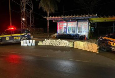 Ação da Polícia Rodoviária Federal resulta na prisão de condutor e apreensão de substâncias entorpecentes em abordagem no município de Alto Garças/MT