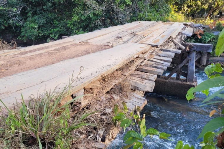 Acao requer reparos em pontes e estradas em Peixoto de Azevedo