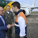 Alckmin chega ao Rio Grande do Sul para visitar cidades atingidas por ciclone