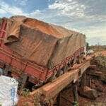 Caminhao derruba ponte na rodovia MT 431 em Mato Grosso