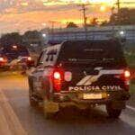 Caminhoneiro e preso em flagrante apos golpear vitima durante discussao no transito