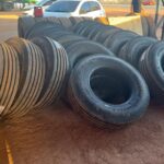 Carga de pneus e recuperada e receptador preso em flagrante em Mato Grosso
