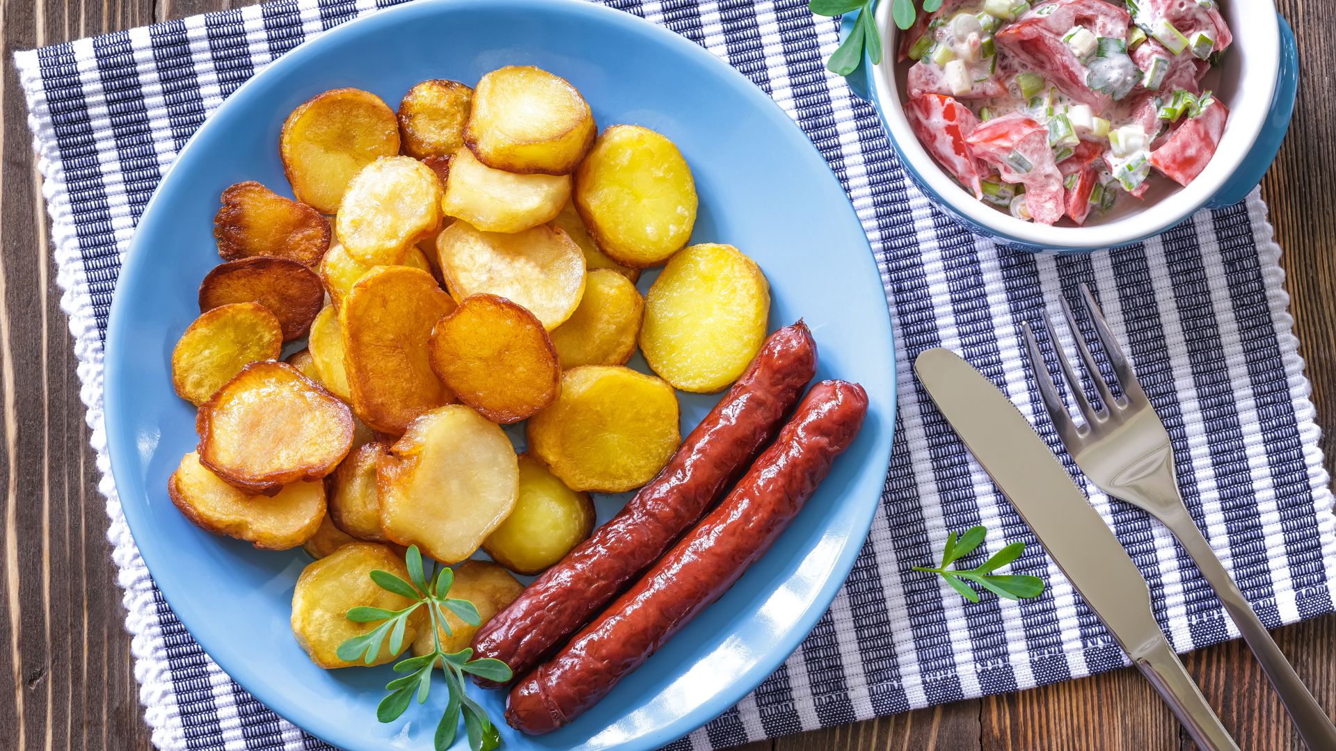 Como fazer batata com linguiça