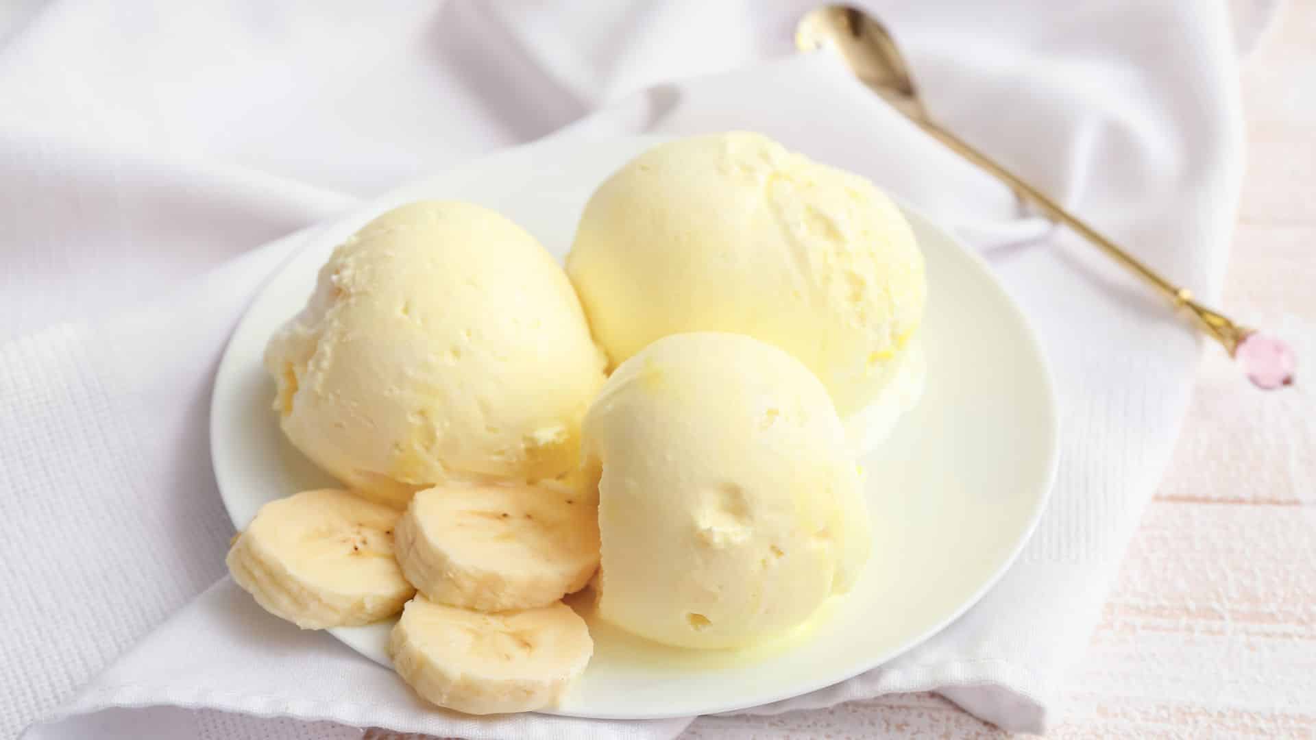 Como fazer sorvete de banana