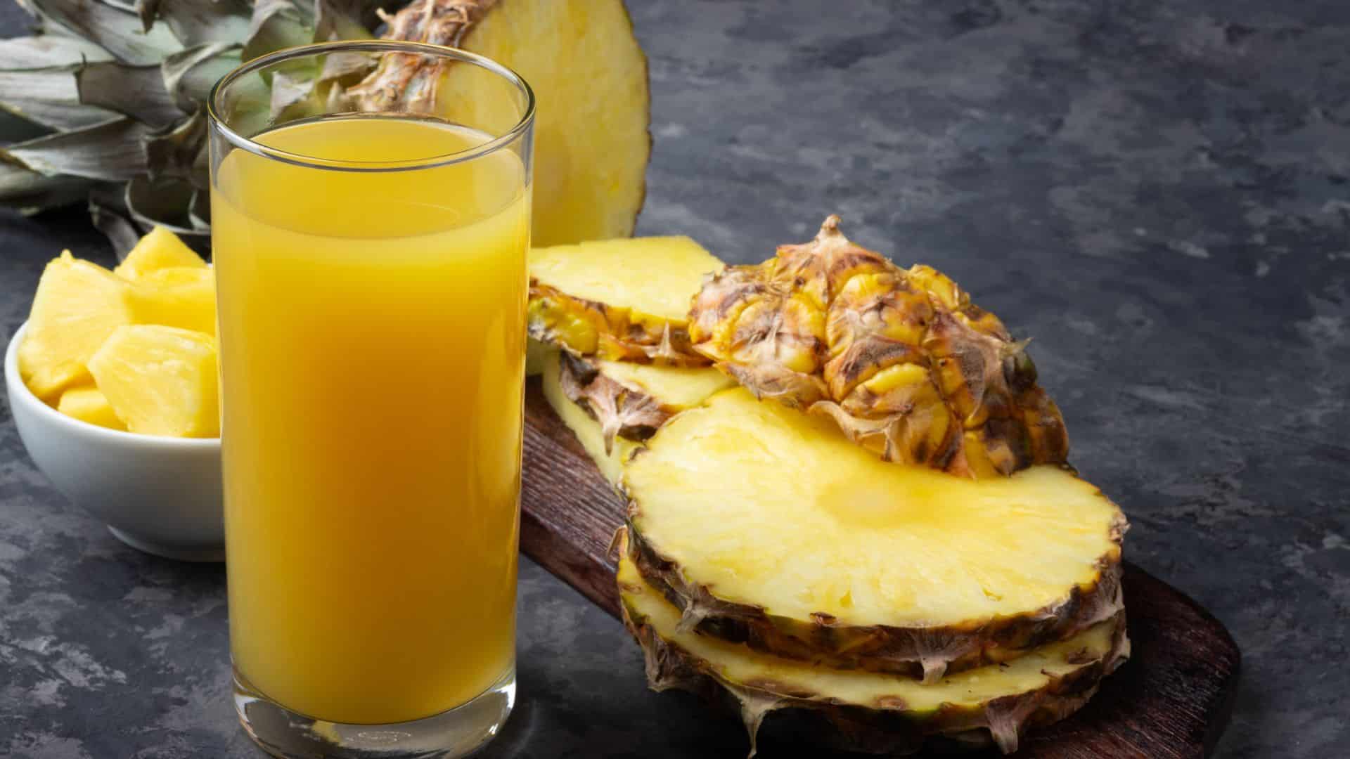 Como fazer suco de abacaxi