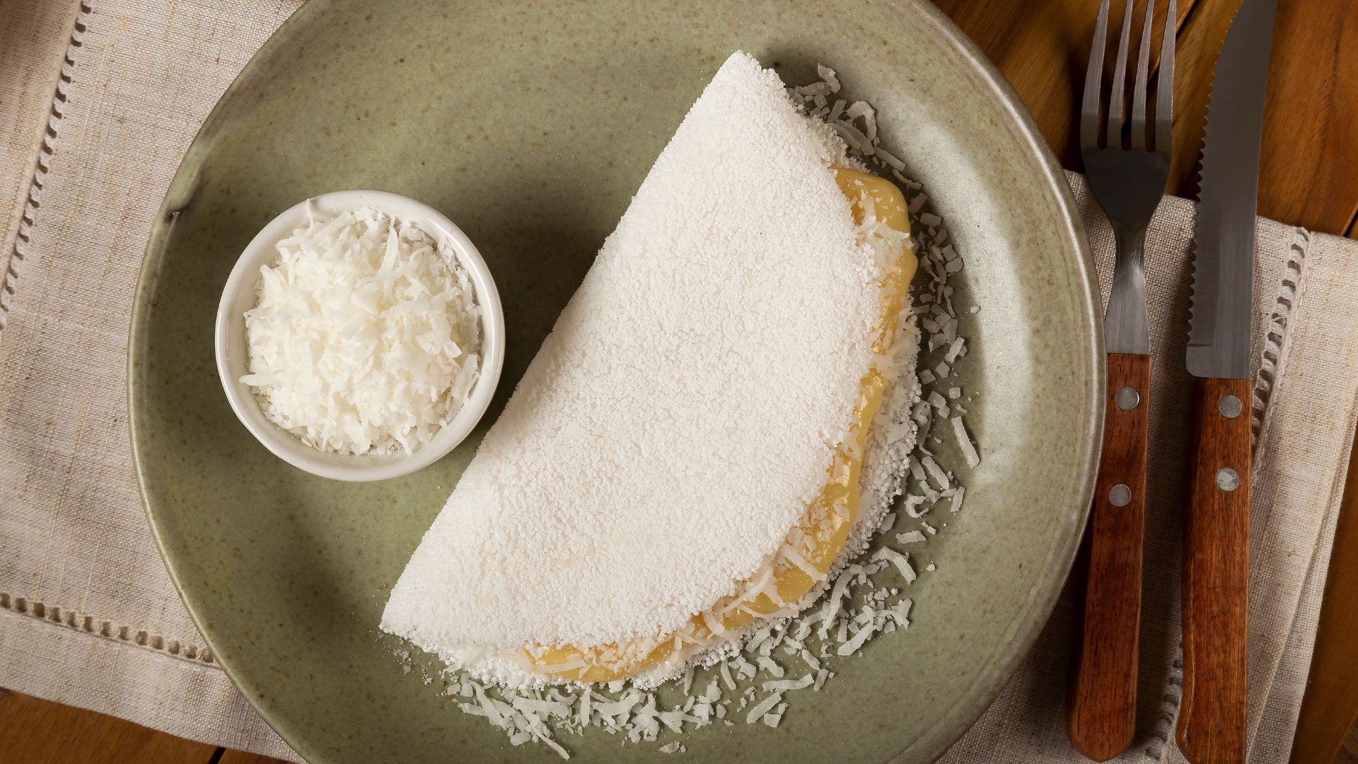 Como fazer tapioca na frigideira