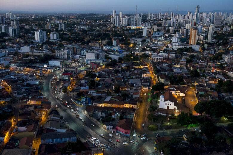 Foto aérea de Cuiabá