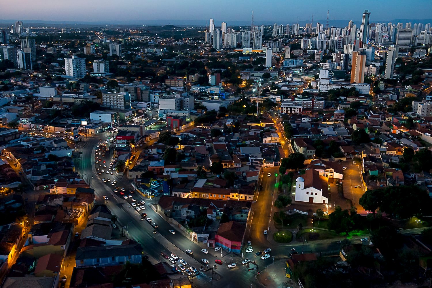 Foto aérea de Cuiabá