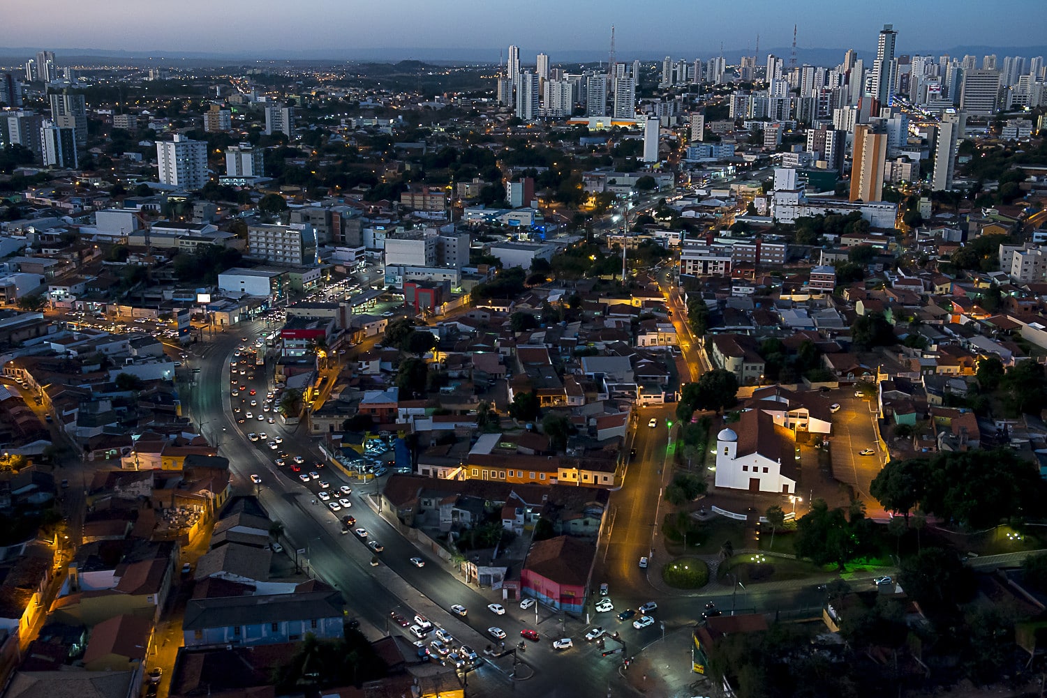 Foto aérea de Cuiabá