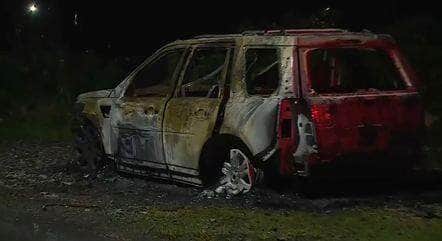 Empresario e sequestrado e tem o corpo queimado apos explosao de carro em Osasco SP