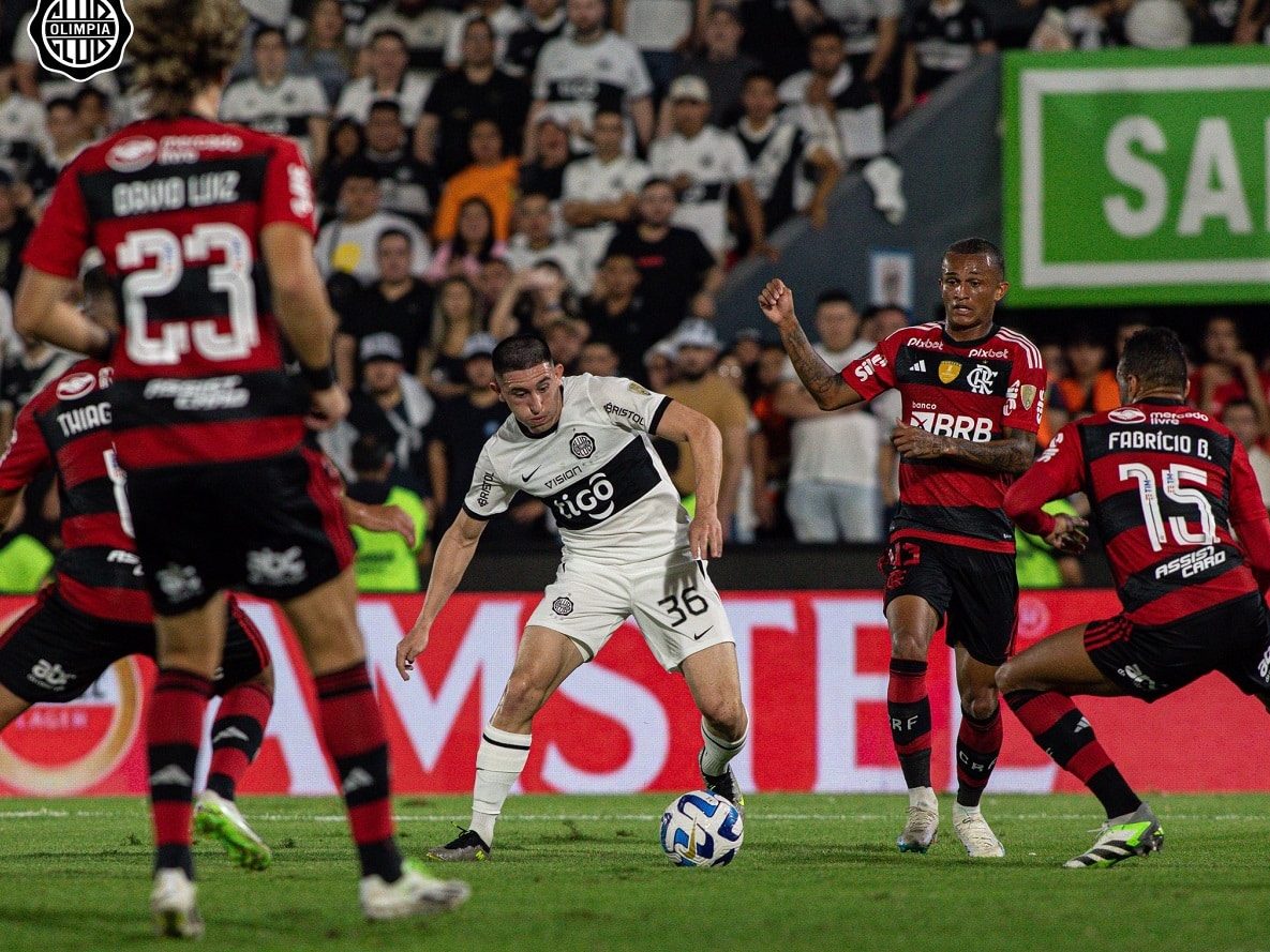 Olimpia 3 x 1 Flamengo: time do Rio de Janeiro perde de virada na