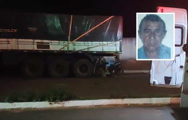 Homem de 58 anos morre apos colidir na traseira de carreta no interior de Mato Grosso