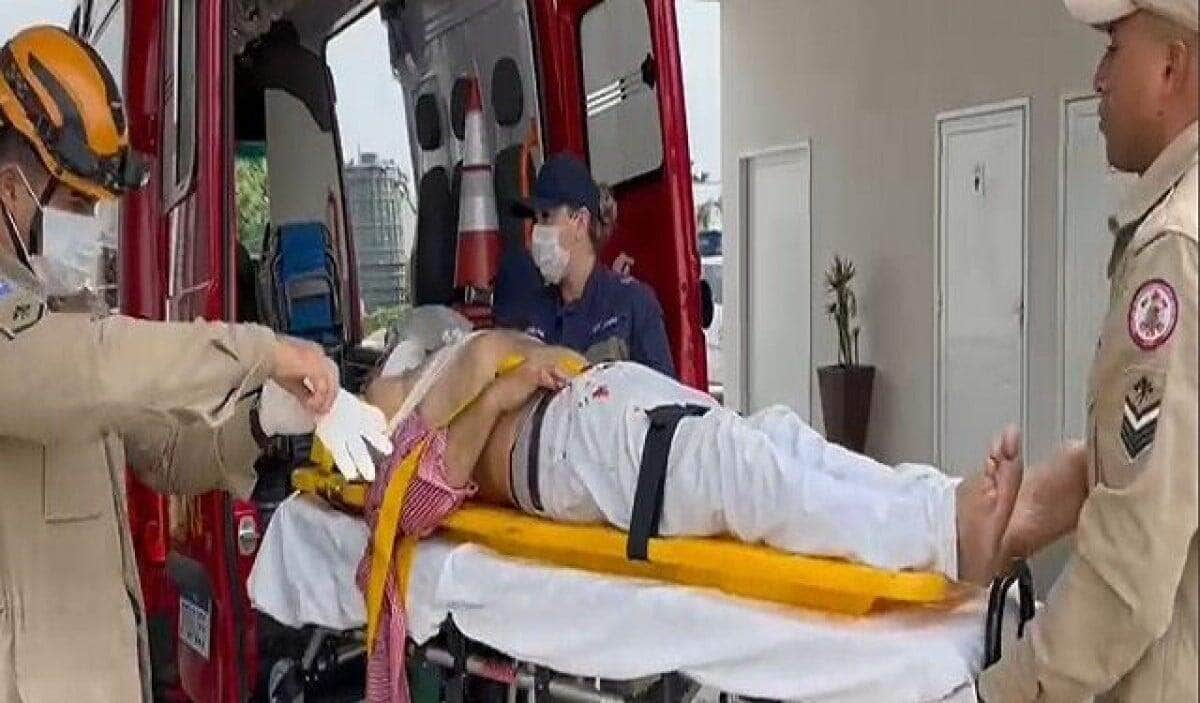 Homem quase perde braço em acidente de trabalho em Sorriso