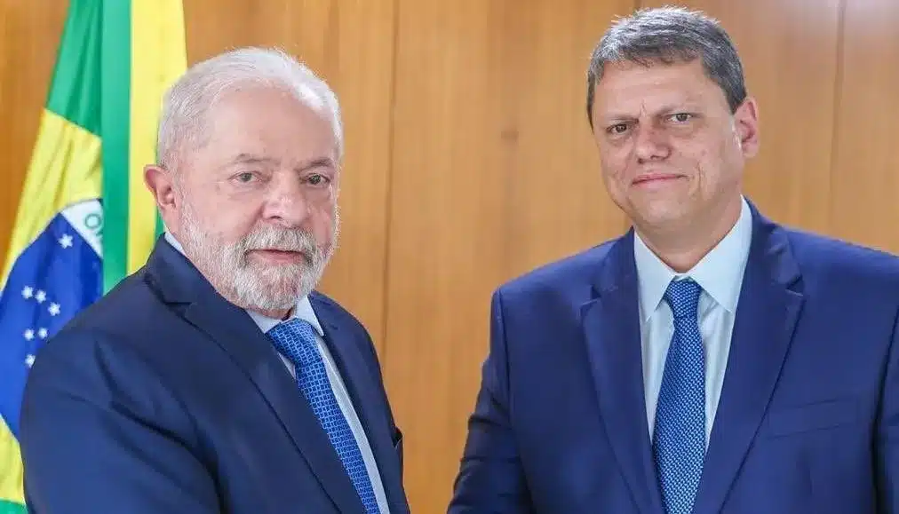 Lula e Tarcisio de Freitas