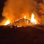 Morador morre carbonizado após casa pegar fogo no interior de Mato Grosso