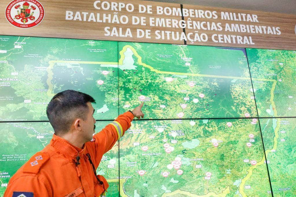 Novo sistema do Corpo de Bombeiros de MT garante mais eficiencia no combate aos incendios