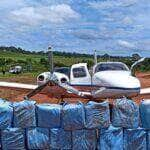 Policia Federal de Mato Grosso apreende aviao carregado de cocaina em Rondonia